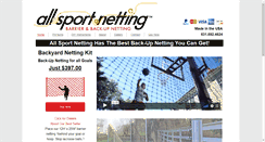 Desktop Screenshot of allsportnetting.com