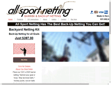 Tablet Screenshot of allsportnetting.com